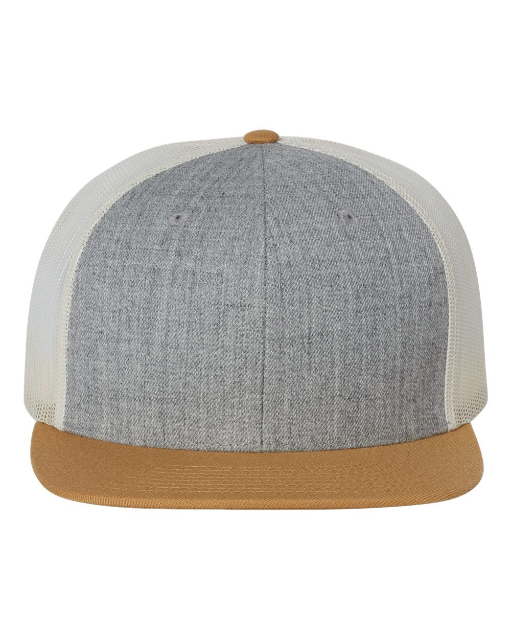Wool Blend Flat Bill Trucker Cap - 511