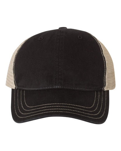 Garment-Washed Trucker Cap - 111