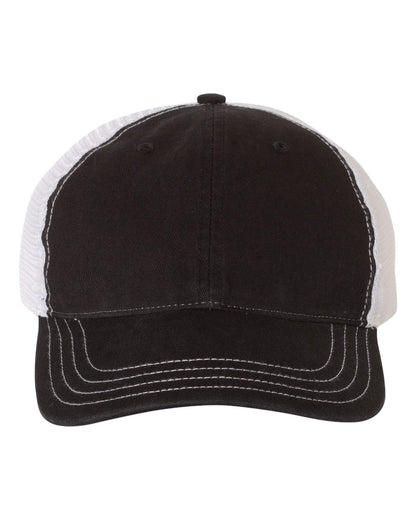 Garment-Washed Trucker Cap - 111