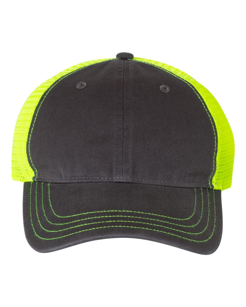 Garment-Washed Trucker Cap - 111