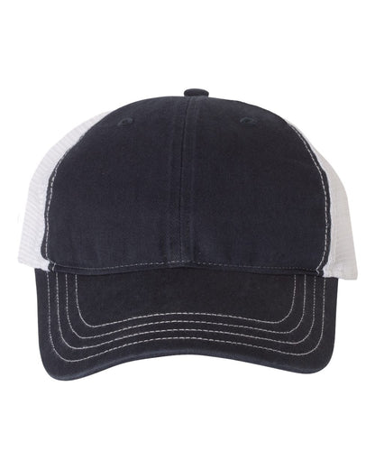 Garment-Washed Trucker Cap - 111