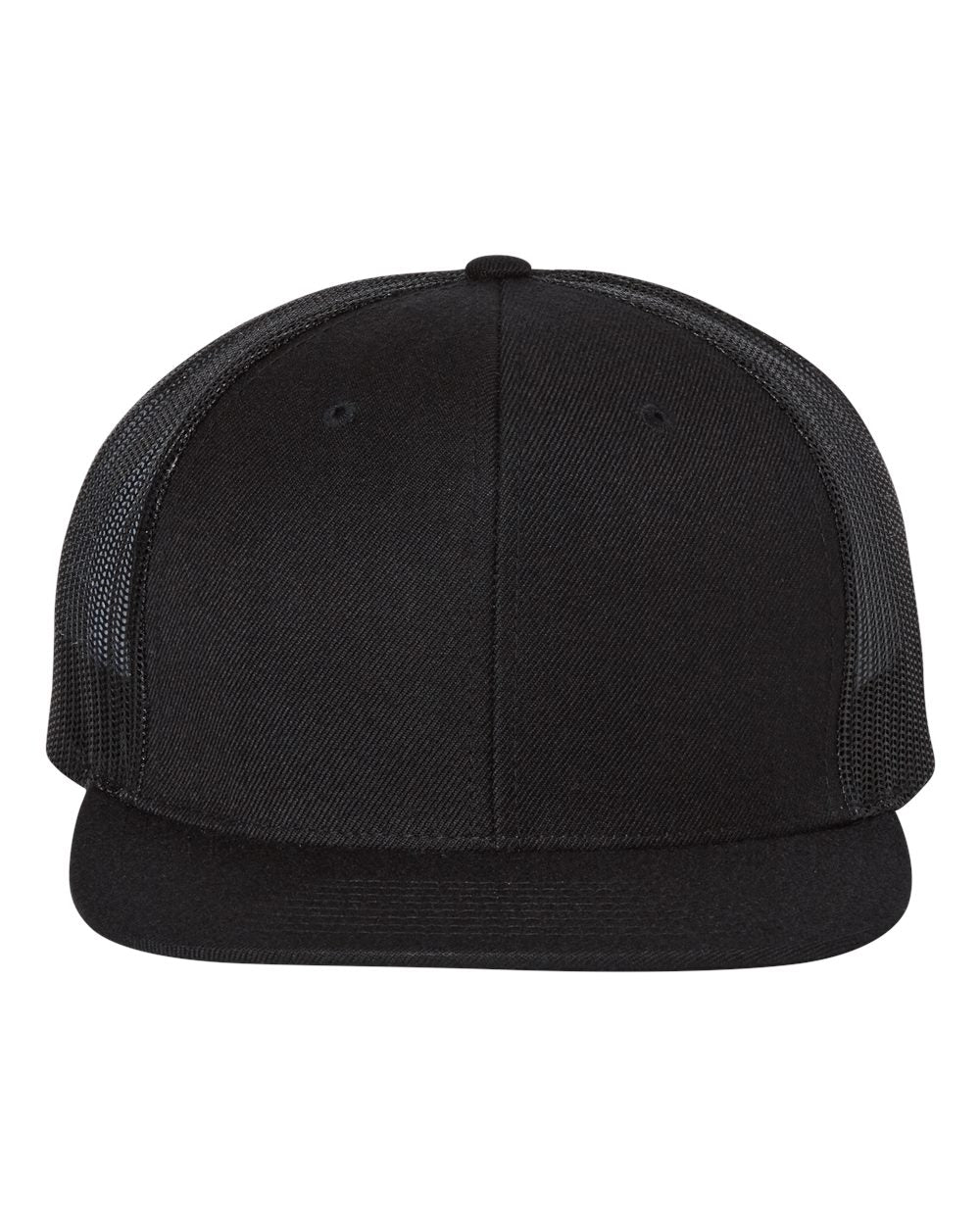 Wool Blend Flat Bill Trucker Cap - 511