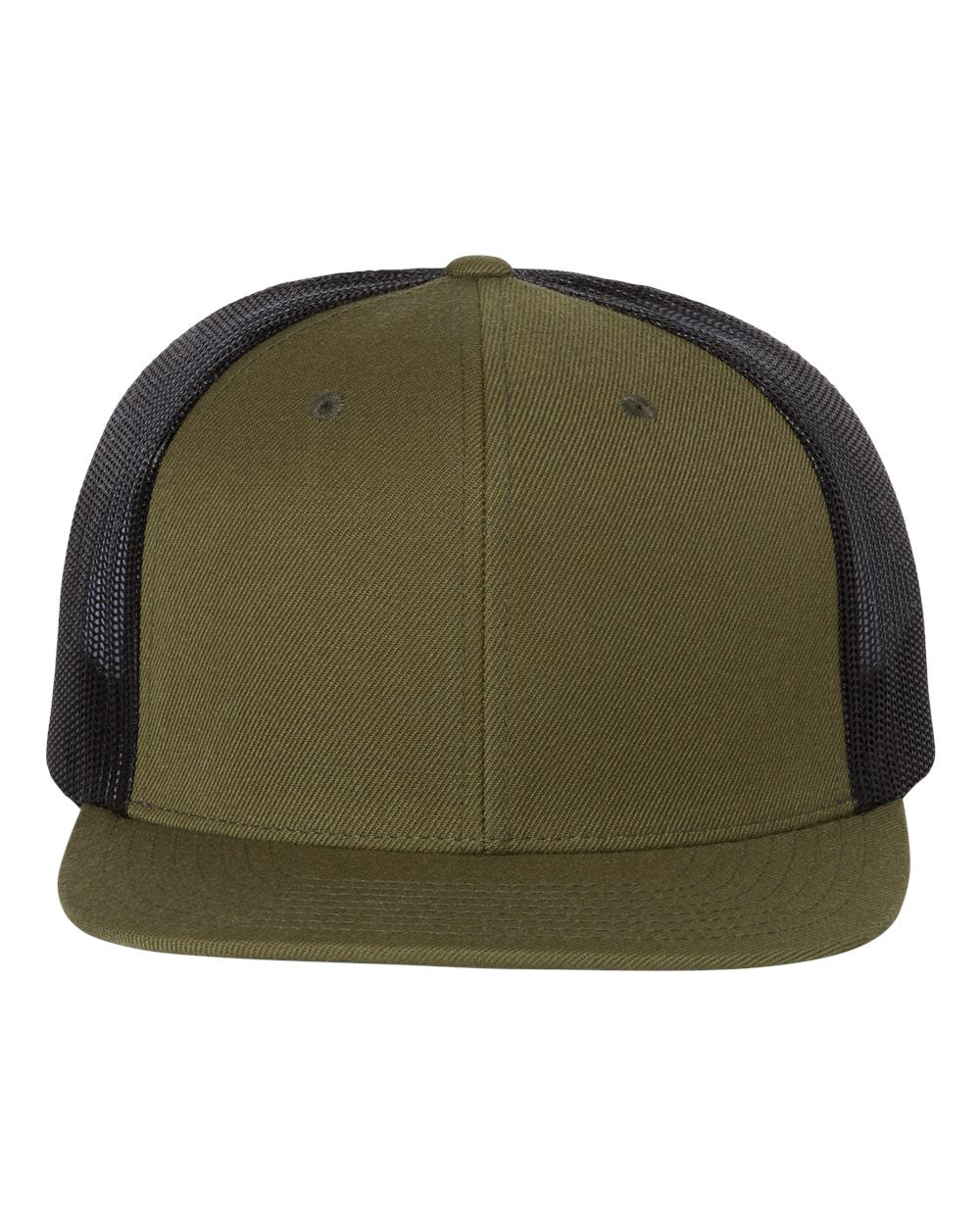 Wool Blend Flat Bill Trucker Cap - 511