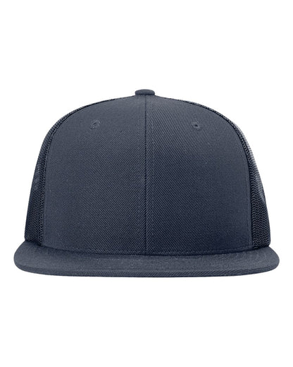 Wool Blend Flat Bill Trucker Cap - 511